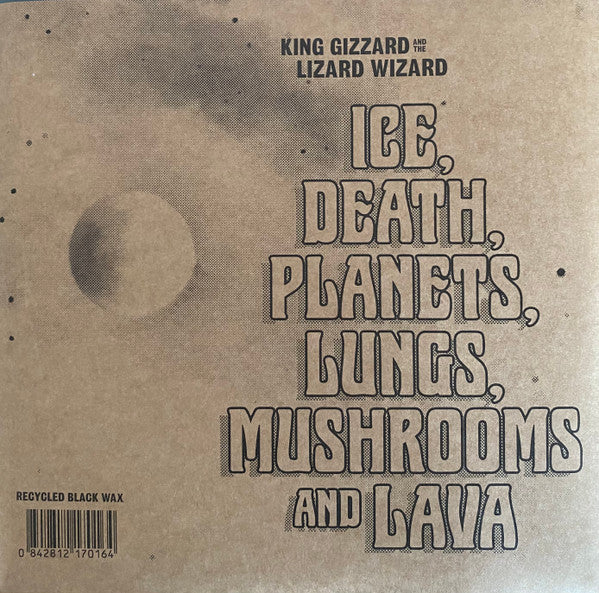 King Gizzard And The Lizard Wizard – Ice, Death, Planets, Lungs, Mushrooms And Lava - New 2 LP Record 2022 KGLW Recycled Black Wax Vinyl - Psychedelic Rock