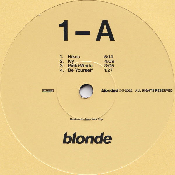 Frank Ocean - Blonde (2016) - Mint- 2 LP Record 2022 Blonded USA Official Vinyl - R&B / Soul / Hip Hop - Shuga Records