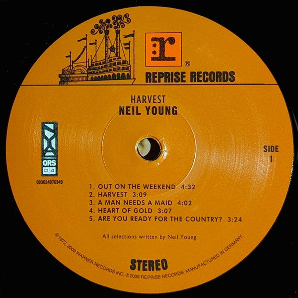 Neil Young - Harvest (1972) - Mint- LP Record 2022 Reprise Germany 180 gram Vinyl & Insert - Classic Rock / Folk Rock - Shuga Records