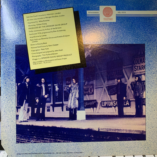 The Spencer Davis Group – Gluggo - VG+ LP Record 1973 Vertigo USA Vinyl - Classic Rock / Hard Rock - Shuga Records