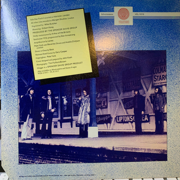 The Spencer Davis Group – Gluggo - VG+ LP Record 1973 Vertigo USA Vinyl - Classic Rock / Hard Rock