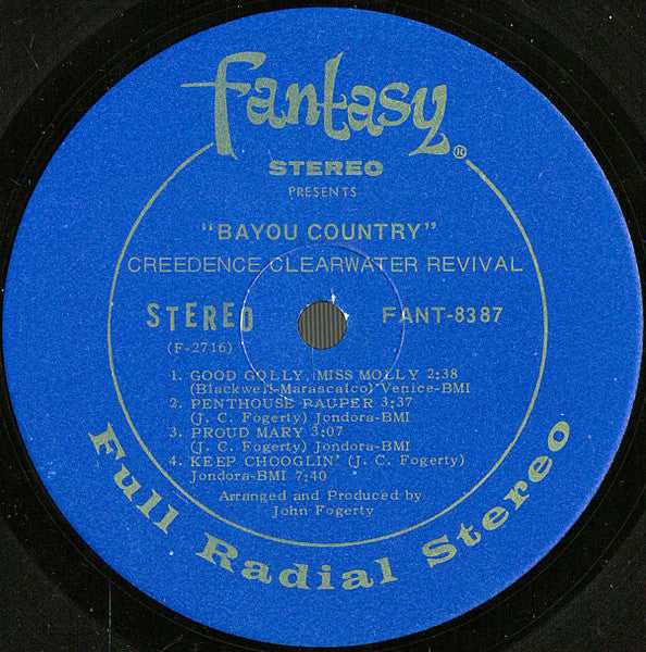 Creedence Clearwater Revival - Bayou Country - VG LP Record 1969 Fantasy USA Original Vinyl - Classic Rock / Blues Rock - Shuga Records