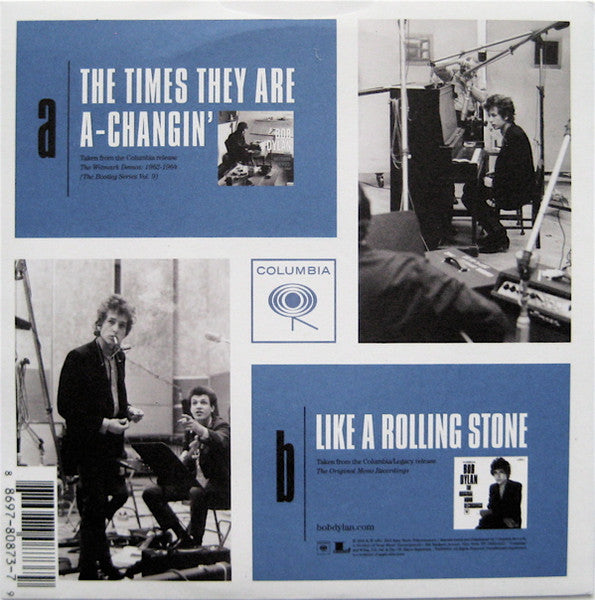 Bob Dylan - The Times They Are A-Changin' / Like A Rolling Stone (1964) - New 7" Single Record Store Day 2010 Columbia Red Vinyl - Rock / Folk Rock
