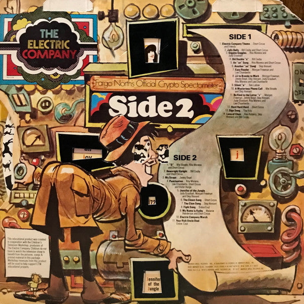 The Electric Company - The Electric Company - Mint- LP Record 972 Warner USA Original Vinyl, Booklet & Gimmick Cover- Soundtrack / Spoken Word / Educational - Shuga Records
