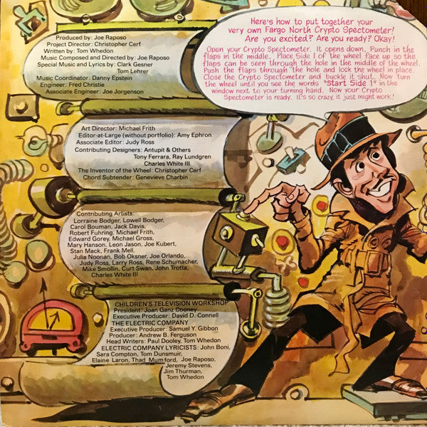 The Electric Company - The Electric Company - Mint- LP Record 972 Warner USA Original Vinyl, Booklet & Gimmick Cover- Soundtrack / Spoken Word / Educational - Shuga Records