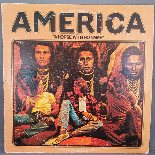 America - America - VG+ LP Record 1971 Warner USA Original Vinyl - Classic Rock / Soft Rock - Shuga Records