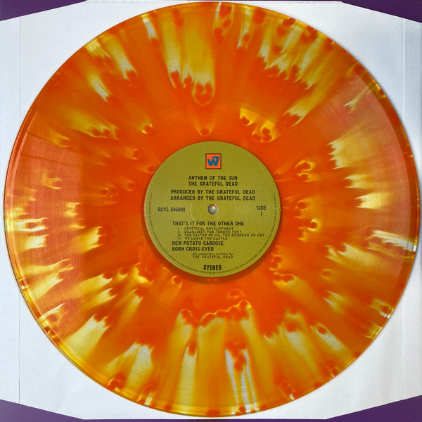 The Grateful Dead - Anthem Of The Sun (1968) - Mint- LP Record 2023 Warner Rhino 180 gram Noonday Sun Orange / Yellow Splatter Vinyl & Booklet - Psychedelic Rock - Shuga Records