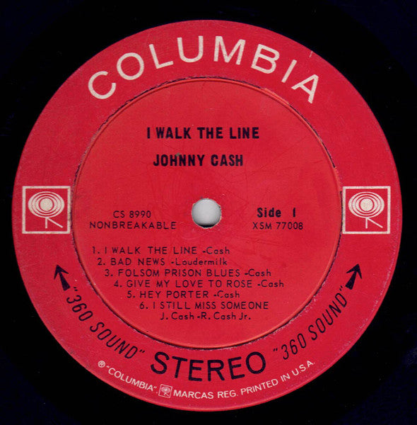 Johnny Cash – I Walk The Line - VG+ LP Record 1964 Columbia USA Original 360 Label USA Vinyl - Country / Rockabilly
