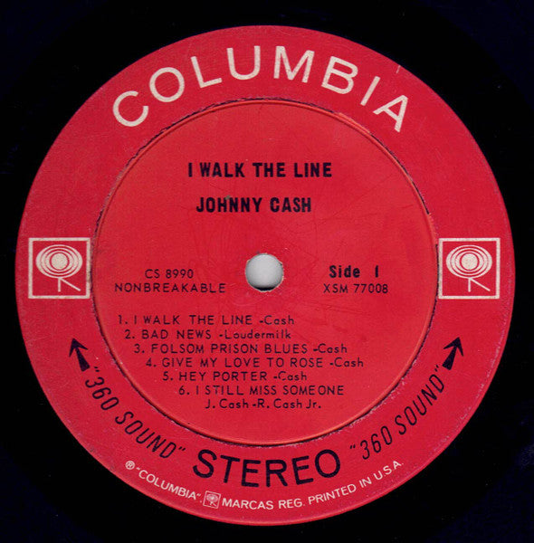 Johnny Cash – I Walk The Line - VG+ LP Record 1964 Columbia USA Original 360 Label USA Vinyl - Country / Rockabilly - Shuga Records