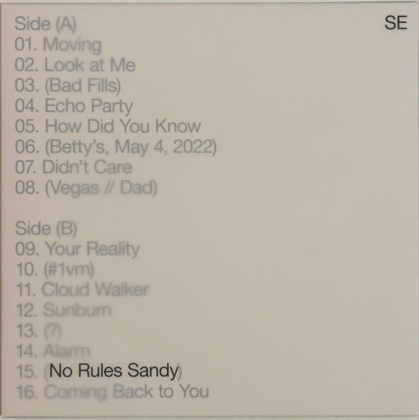 Sylvan Esso - No Rules Sandy - Mint- LP Record 2023 Loma Vista Psychic Hotline Tigers Eye PROMO Vinyl & Insert - Indie Pop / Electronic - Shuga Records