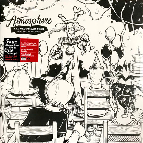 Atmosphere - Sad Clown Bad Year (#9 - #12 Collection) - New 2 LP Record 2022 Rhymesayers Entertainment Vinyl - Hip Hop