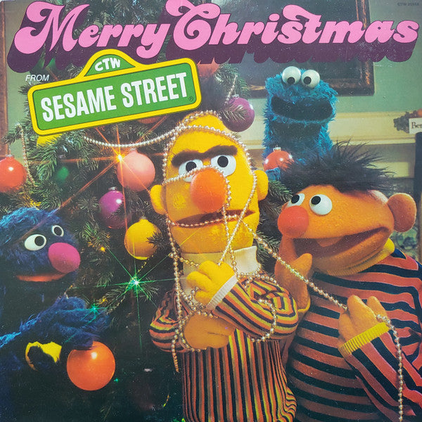 Sesame Street - Merry Christmas From Sesame Street - VG LP Record 1975 USA Vinyl - Holiday / Children's - Shuga Records