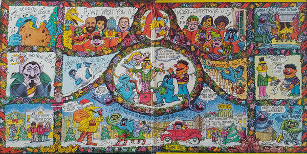 Sesame Street - Merry Christmas From Sesame Street - VG LP Record 1975 USA Vinyl - Holiday / Children's - Shuga Records