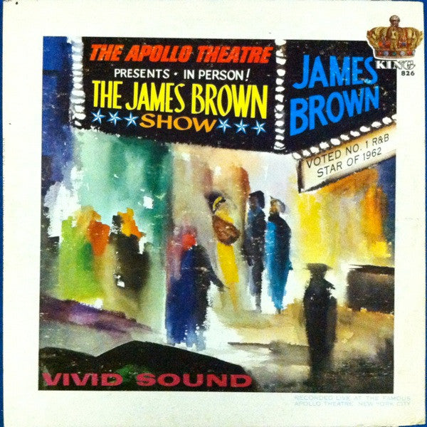 James Brown - Live At The Apollo - VG+ LP Record 1963 King USA Original Mono Vinyl (Black Label) - Rhythm & Blues / Funk / Soul - Shuga Records