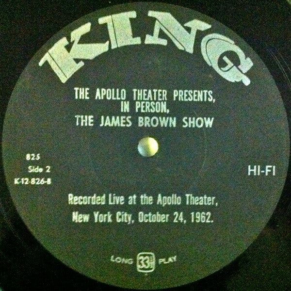 James Brown - Live At The Apollo - VG+ LP Record 1963 King USA Original Mono Vinyl (Black Label) - Rhythm & Blues / Funk / Soul - Shuga Records