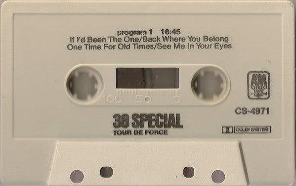 8 Special - Tour De Force - VG+ Cassette Tape 1983 A&M USA - Southern Rock - Shuga Records