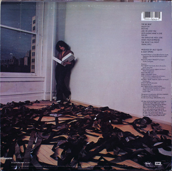 Billy Squier - The Tale Of The Tape - VG LP Record 1980 Capitol USA Vinyl - Hard Rock / Pop Rock - Shuga Records