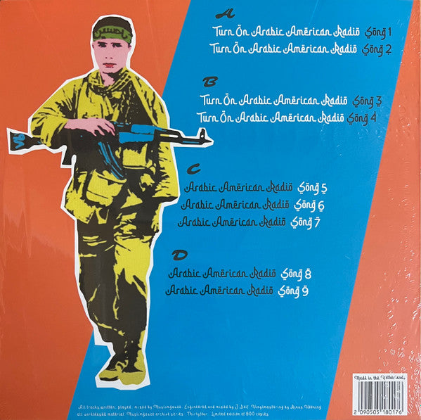 Muslimgauze - Turn On Arabic American Radio - New 2 LP 2023 Staalplaat Archive Germany Vinyl - Electronic / Tribal / Hip Hop - Shuga Records
