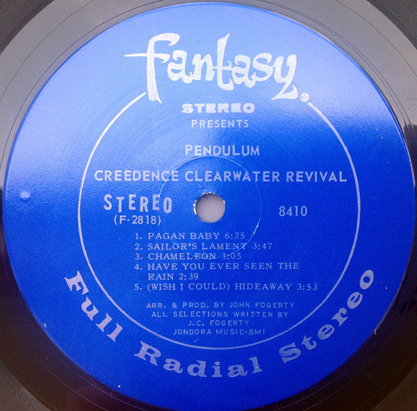 Creedence Clearwater Revival - Pendulum - VG+ LP Record 1970 Fantasy USA Original Vinyl - Classic Rock - Shuga Records
