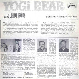 Daws Butler & Don Messick – Yogi Bear And Boo Boo - VG LP Record 1961 Colpix USA Vinyl - TV Soundtrack / Story - Shuga Records