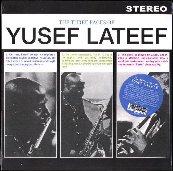 Yusef Lateef - The Three Faces Of Yusef Lateef (1960) - New LP Record 2023 Life Goes On Europe Vinyl - Jazz - Shuga Records