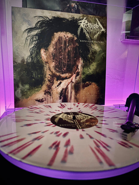 Reburied - Repulsive Nature - New LP Record 2023 Translation Loss Bone White With Splatter Vinyl - Death Metal - Shuga Records