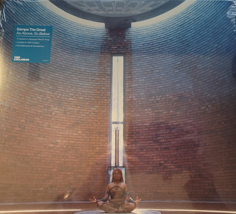 Sampa The Great - As Above So Below - New LP Record 2022 Vinyl Me Please Loma Vista Peach Vinyl & Numbered - Hip Hop - Shuga Records