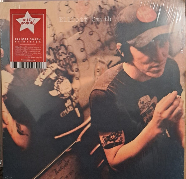 DAMAGED COVER - Elliott Smith ‎- Either / Or (1997) - New LP Record 2026 Kill Rock Stars Vinyl - Indie Rock / Acoustic - Shuga Records