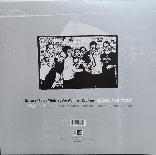 Alkaline Trio / Hot Water Music - Split EP (2002) - Mint- Record 2023 Jade Tree Urban Outfitters Exclusive Hot Pink Vinyl - Indie Rock / Pop Punk / Emo - Shuga Records