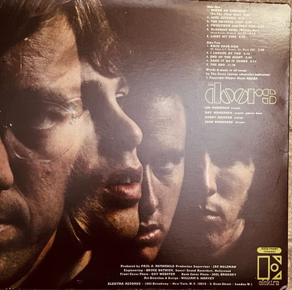 The Doors - The Doors (1967) - VG+ LP Record 1982 Elektra USA Vinyl - Psychedelic Rock / Blues Rock - Shuga Records
