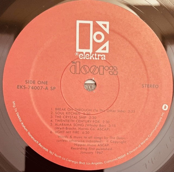 The Doors - The Doors (1967) - VG+ LP Record 1982 Elektra USA Vinyl - Psychedelic Rock / Blues Rock - Shuga Records