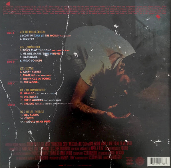 Kid Cudi - The Man On The Moon II: Legend of Mr. Rager - Mint- 2 LP Record 2010 Universal Motown Vinyl - Hip Hop - Shuga Records