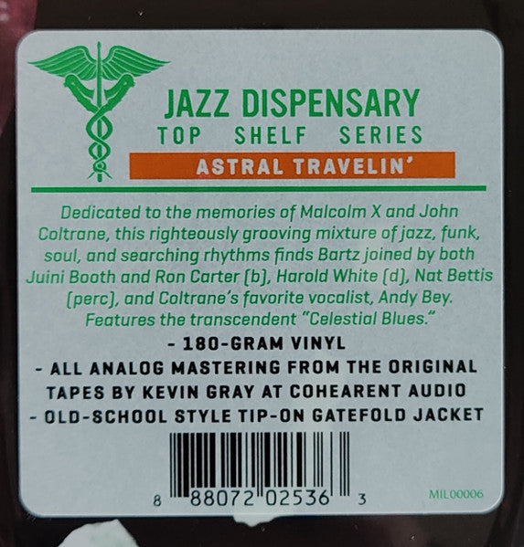 Gary Bartz NTU Troop - Harlem Bush Music - Uhuru (1971) - New LP Record 2022 Jazz Dispensary Top Shelf 180 gram Vinyl - Jazz / Jazz-Funk - Shuga Records