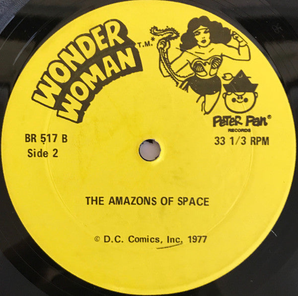 Unknown Artist - Wonder Woman (See And Hear Two Exciting Stories) - VG+ LP Record 1977 DC Comics Peter Pan USA Vinyl - Story / Children's - Shuga Records