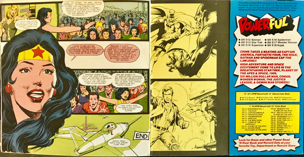 Unknown Artist - Wonder Woman (See And Hear Two Exciting Stories) - VG+ LP Record 1977 DC Comics Peter Pan USA Vinyl - Story / Children's - Shuga Records