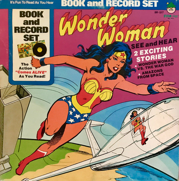 Unknown Artist - Wonder Woman (See And Hear Two Exciting Stories) - VG+ LP Record 1977 DC Comics Peter Pan USA Vinyl - Story / Children's - Shuga Records