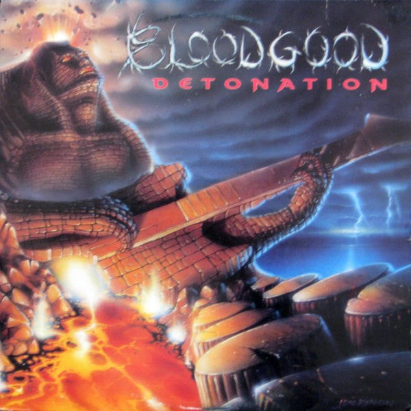 Bloodgood - Detonation - VG+ LP Record 1987 Frontline USA Vinyl & 2x Inserts - Heavy Metal - Shuga Records