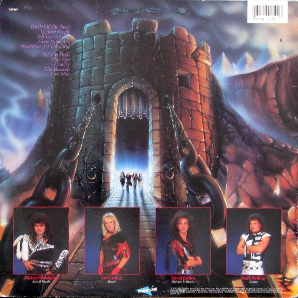 Bloodgood - Detonation - VG+ LP Record 1987 Frontline USA Vinyl & 2x Inserts - Heavy Metal - Shuga Records