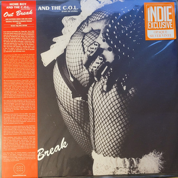 Home Boy And The C.O.L. (Cost Of Living) - Out Break (1984) - Mint- LP Record Store Day 2023 Tidal Waves RSD Essentials Silver 180 gram Vinyl - Funk / Minneapolis Sound / Soul - Shuga Records