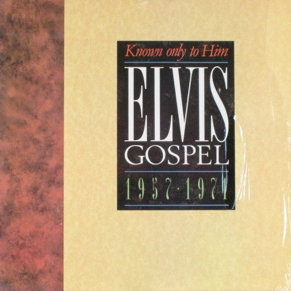 Elvis Presley ‎– Elvis Gospel 1957 - 1971 Known Only To Him - VG+ LP Record 1989 RCA USA Vinyl - Rock & Roll - Shuga Records