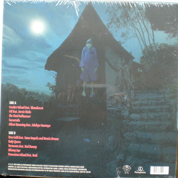 Gorillaz - Cracker Island - Mint- LP Record 2023 Parlophone Black Vinyl & Poster - Rock / Pop / Electronic - Shuga Records
