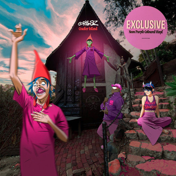 Gorillaz - Cracker Island - New LP Record 2023 Warner Canada Neon Purple Vinyl - Pop / Electronic - Shuga Records