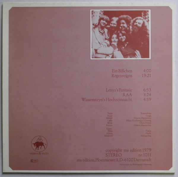 Emma Myldenberger - Tour De Trance - Mint- LP Record 1979 Minos & Stelis Germany Vinyl & Insert - Psychedelic Rock / Folk Rock - Shuga Records