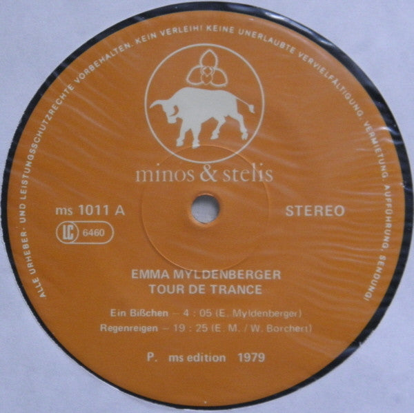 Emma Myldenberger - Tour De Trance - Mint- LP Record 1979 Minos & Stelis Germany Vinyl & Insert - Psychedelic Rock / Folk Rock - Shuga Records