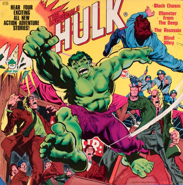 Unknown Artist – The Incredible Hulk - VG+ LP Record 1978 Peter Pan USA Vinyl - Story / Children's - Shuga Records