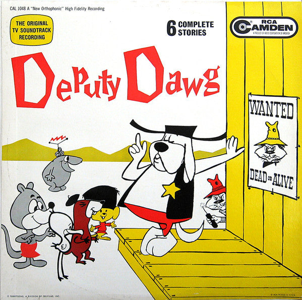 Deputy Dawg – The Original TV Recording - VG LP Record 1960 RCA USA Mono Vinyl - TV Soundtrack - Shuga Records
