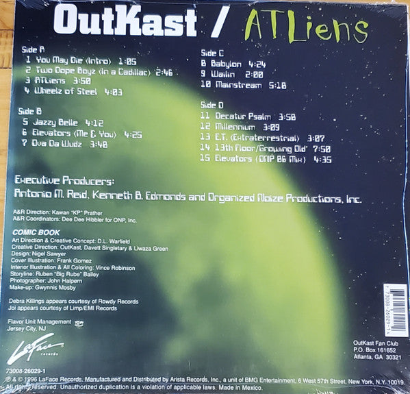 Outkast - ATLiens (1996) - New 2 LP Record 2023 LaFace USA Vinyl - Hip Hop