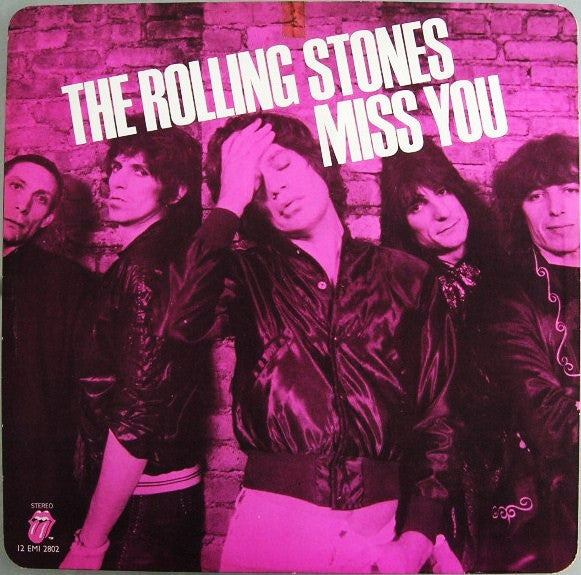 The Rolling Stones - Miss You / Faraway Eyes - VG+ 12" EP Record 1978 Rolling Stones Records UK Original Pink Vinyl - Classic Rock / Disco - Shuga Records