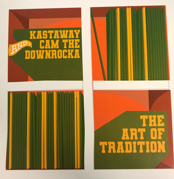 Kastaway and Cam The Downrocka - The Art of Tradition - New LP Record 2022 Counter Weight USA Orange Vinyl - Chicago Hip Hop / Conscious - Shuga Records