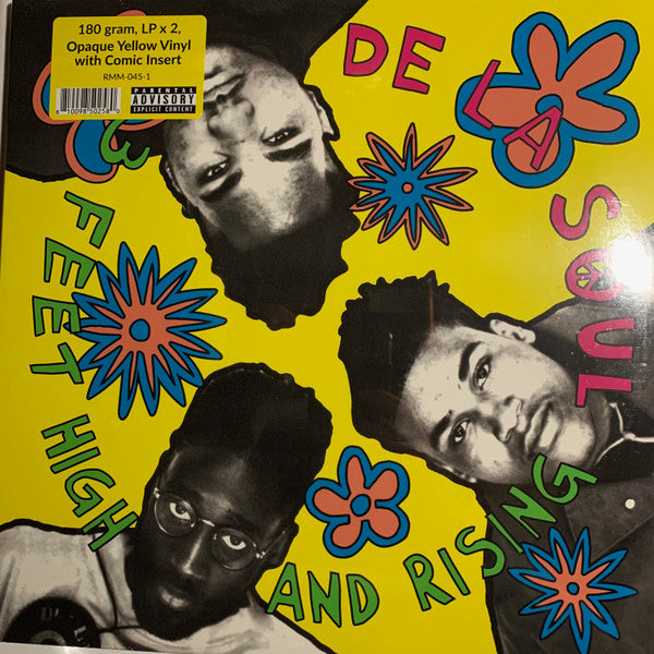 De La Soul - 3 Feet High And Rising (1989) - New 2 LP Record 2023 Chrysalis AOI Yellow 180 gram Vinyl & Comic Insert - Hip Hop / Conscious - Shuga Records